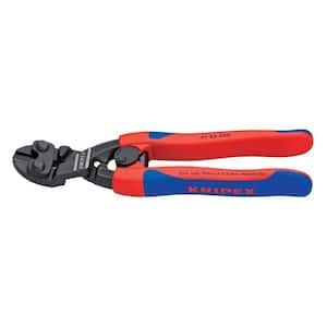8 in. Angled High Leverage Cobolt Comfort Grip Cutting Pliers