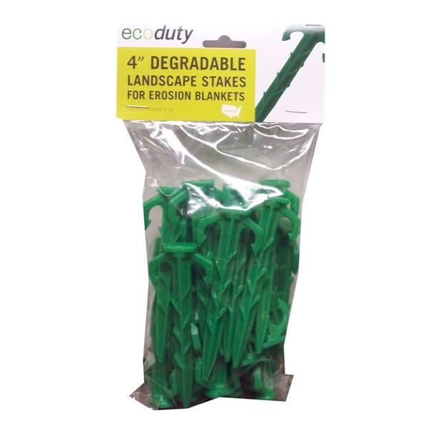 Ecoduty 4 in. Degradable Landscape Stake (25-Count)