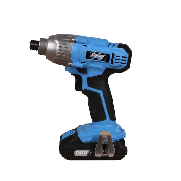 Pulsar 20-Volt Lithium-Ion Cordless 1/4 in. Hex Impact Driver with