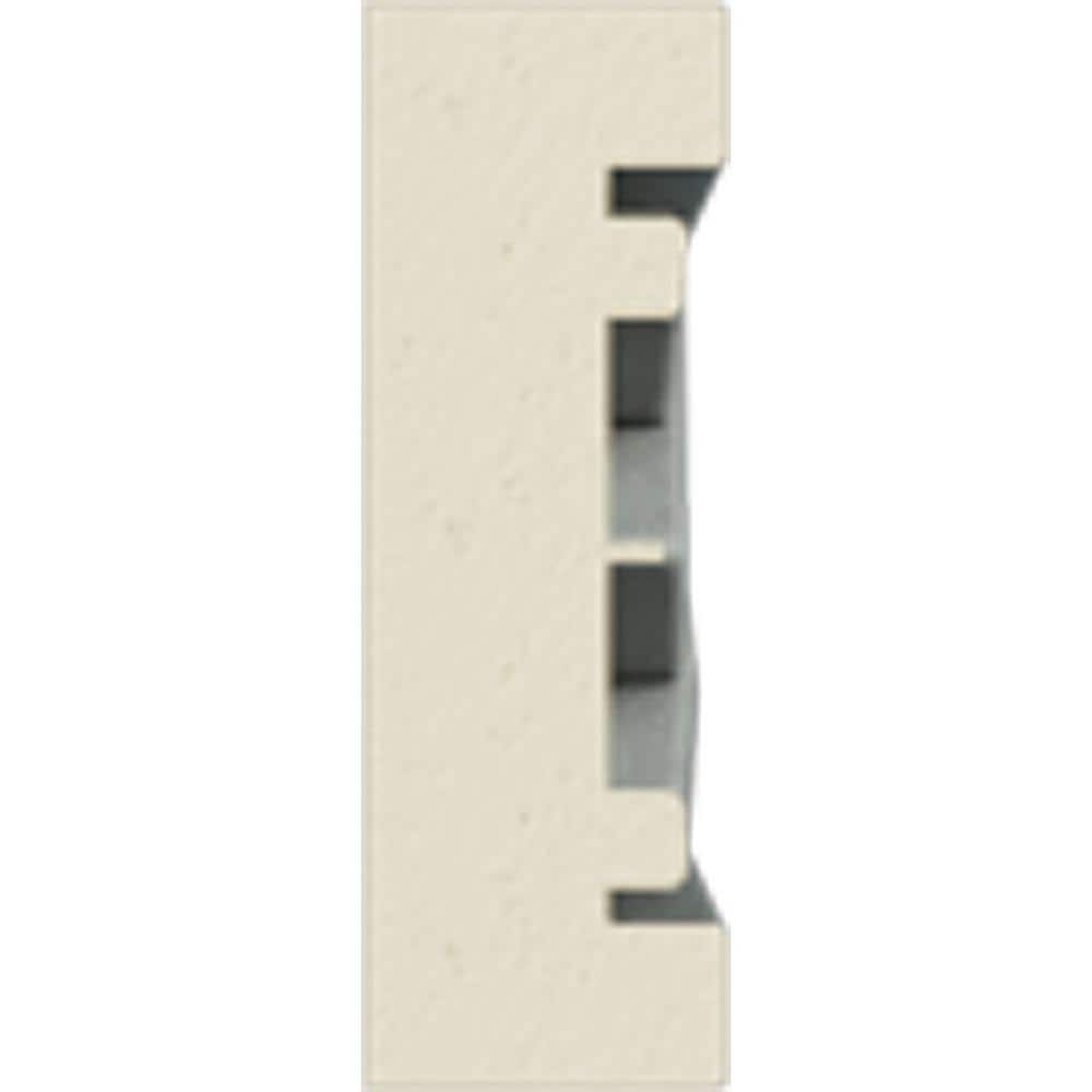 Primed Geometric Urethane Chair Rail Moulding Sample