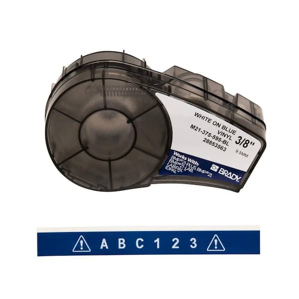 Brady 3/8 in. x 21 ft. Labeling Tape