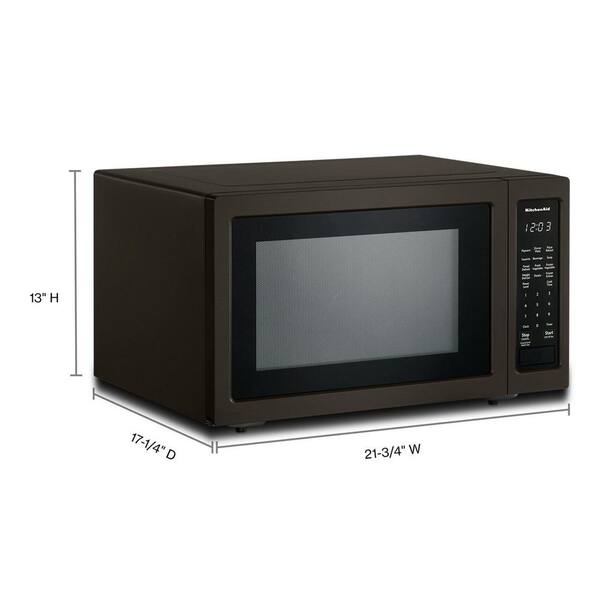 Tactile Touch Pad Microwave- Stainless Steel, Small Appliances: Maxi-Aids,  Inc.