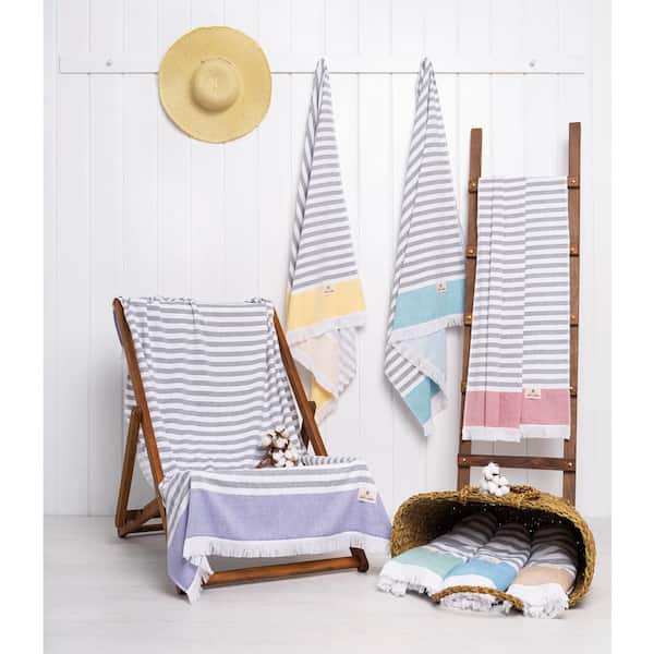 American Soft Linen Peshtemal Beach Towels, Turkish Terry 35x60 Inches -  Yahoo Shopping