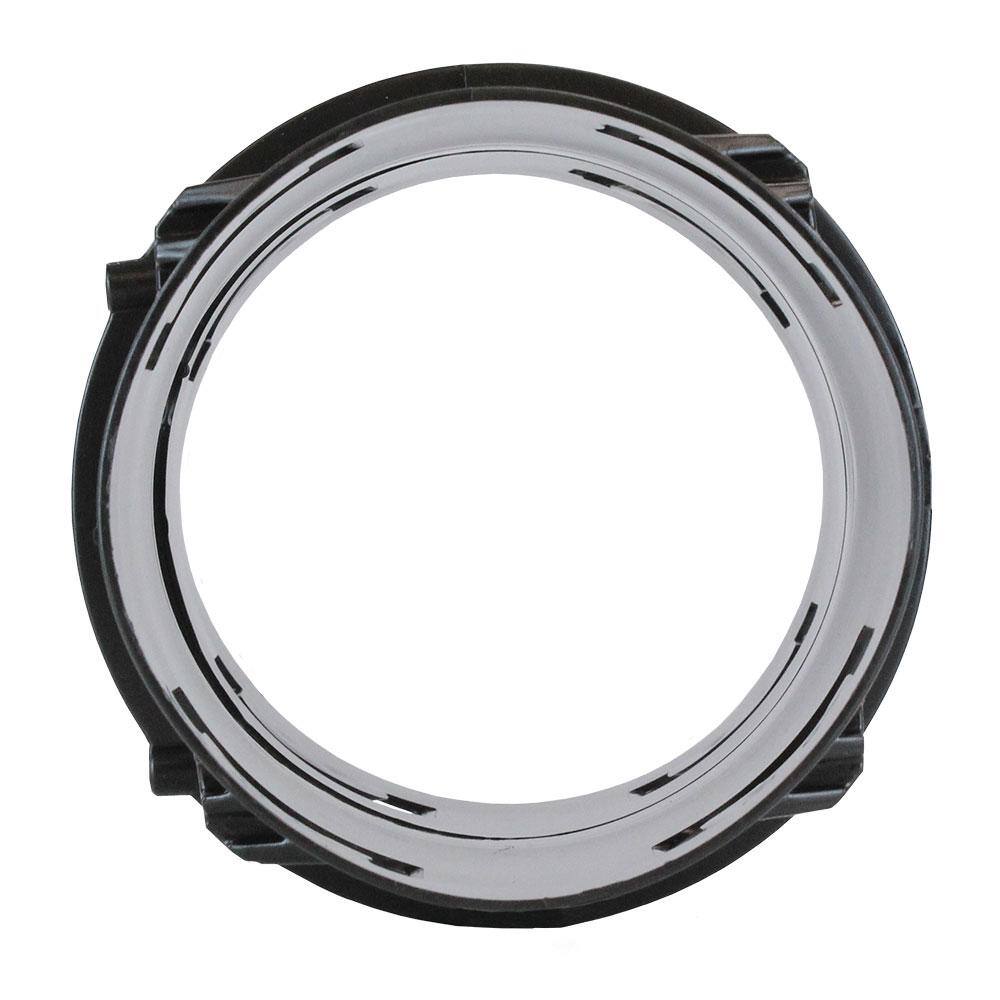 Black 4-Inch Polypropylene Snap Coupler