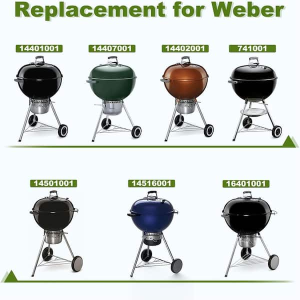 Electric Rotisserie Ring Grill Kit for Weber 22 in. Kettle Charcoal