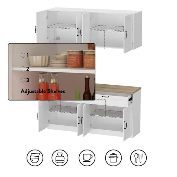 August Grove® Antioca 63'' Kitchen Pantry