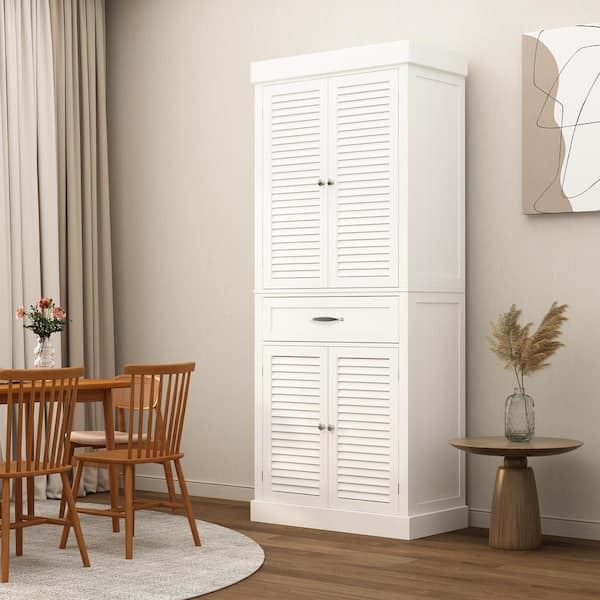 Storage cabinet with on sale shutter doors