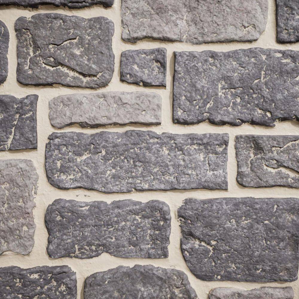 Reviews for Ekena Millwork EverStone Cobblestone Faux Stone Panel, 48 ...