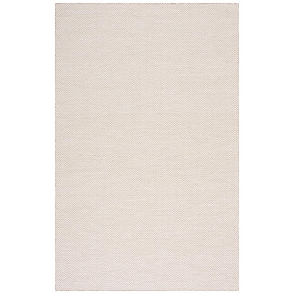 SAFAVIEH Hampton Beige/Ivory 6 ft. x 10 ft. Chevron Indoor/Outdoor Area Rug