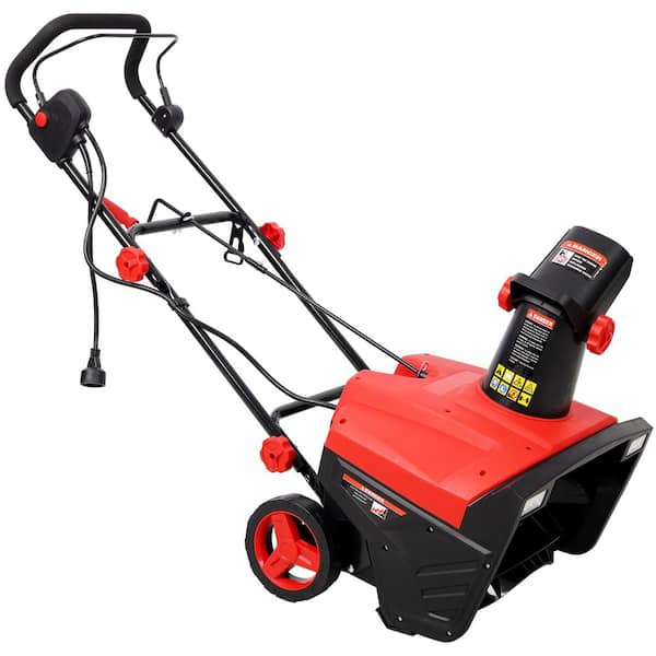 20 in. Corded Electric Snow Thrower with LED, 120V/60HZ, 15 Amp Motor, 30 ft. Throwing Distance
