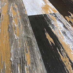 Take Home Sample COLORS Glue Down Floor and Wall DIY Old Desert Aged Wood 6 in. x 6 in.ÿMulti-TonalÿLuxury Vinyl Plank