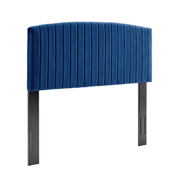 MODWAY Rebecca Performance Navy Velvet Full / Queen Headboard