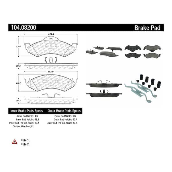 Centric Parts Disc Brake Pad Set