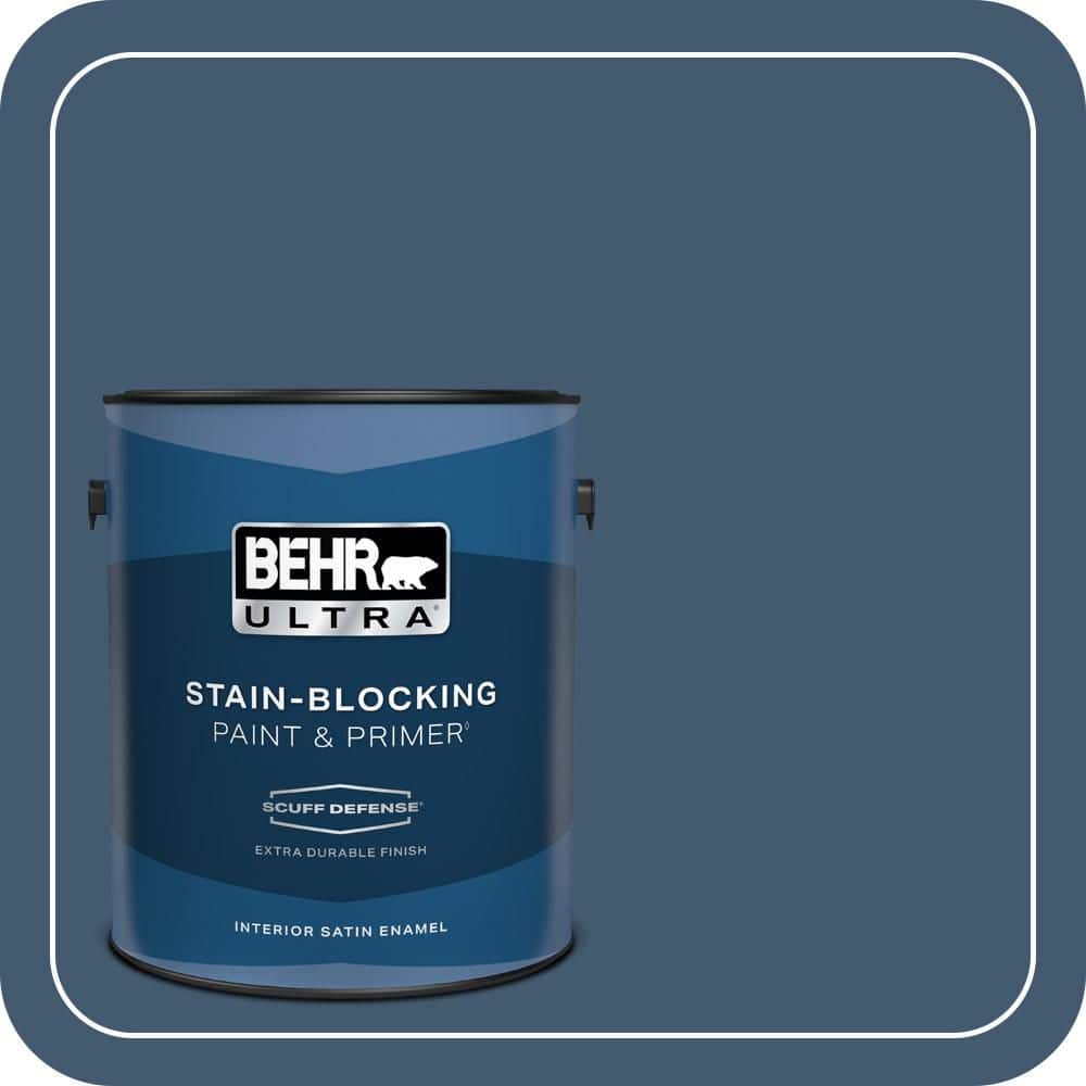 BEHR ULTRA 1 gal. #S500-7 Infinite Deep Sea Extra Durable Satin