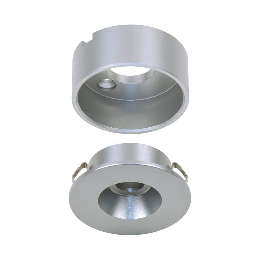 Armacost Small Silver Aluminum Dimmable LED Puck Light