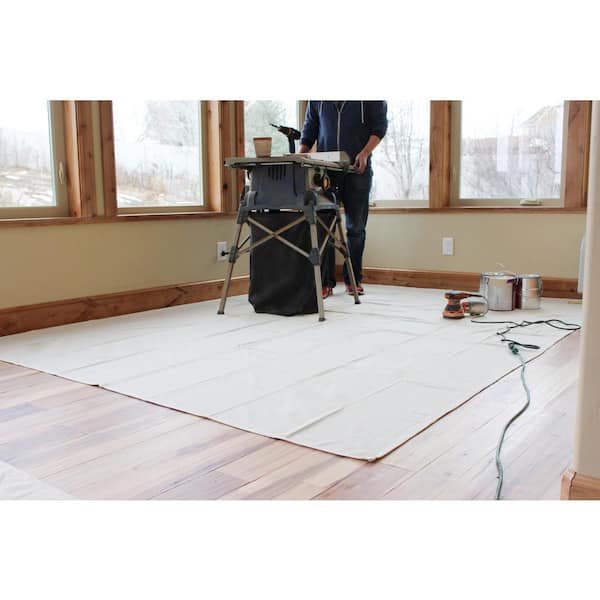 CoverGrip 5 ft. x 8 ft. Safety Drop Cloth 005808 - The Home Depot