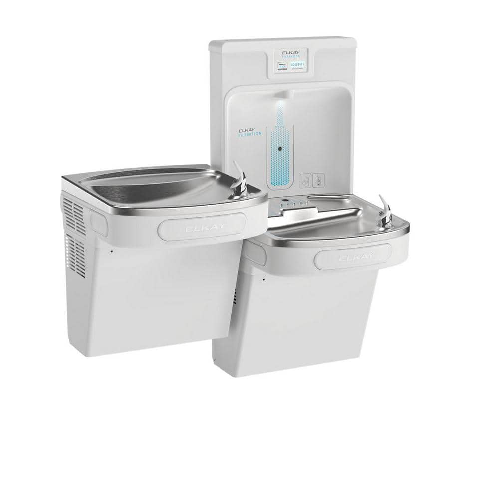 Enhanced ezH2O BFS and Versatile Bi-Level ADA Drinking Fountain Cooler Refrigerated Arctic White HC Lead Reduction QFC price history on PriceWatchPro