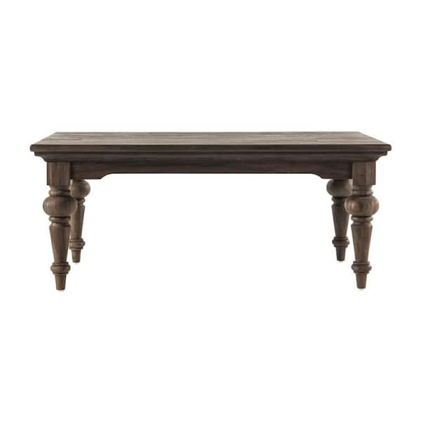 HomeRoots Valerie 27.56 in. L Vintage Teak 19.69 in. H Rectangle Wood Coffee Table