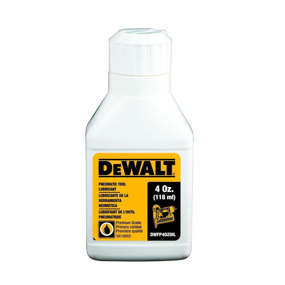 DEWALT 4 oz. Pneumatic Tool Lubricant Oil DWFP4OZOIL - The Home Depot