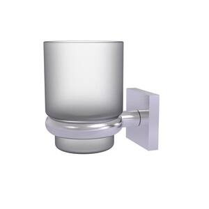 Montero Collection Wall Mounted Tumbler Holder in Satin Chrome