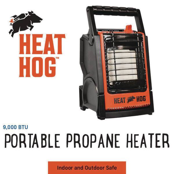 HEAT HOG 9,000 BTU Radiant Propane Portable Heater HH-09SLN-A - The Home  Depot
