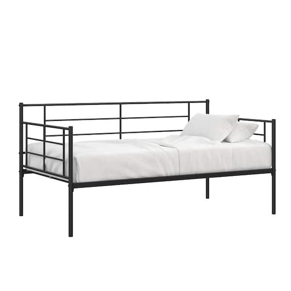 REALROOMS RealRooms Praxis Metal Daybed, Twin, Black