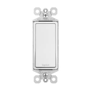radiant 15 Amp 120-Volt 3-Way Decorator/Rocker Light Switch, White