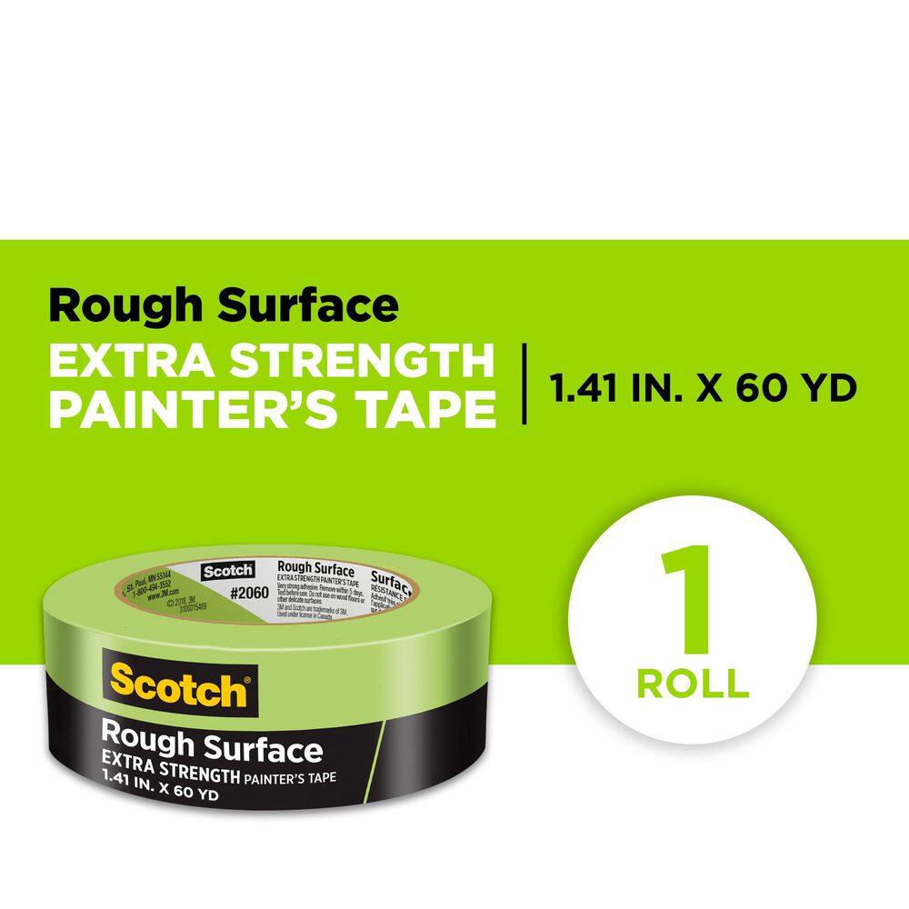thumbnail image 2 of Lichamp Wide Masking Tape 2 Inches, White 2 Beige 2 of 14