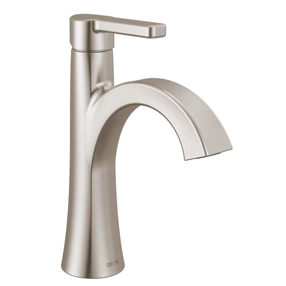 Delta Lineax Single Handle Single Hole Bathroom Sink Faucet in