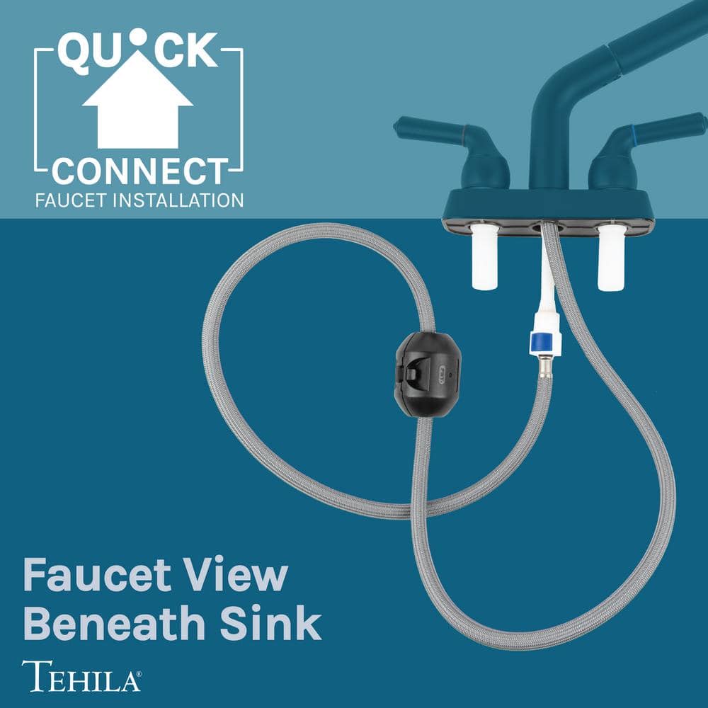 Black Freestanding Thermoplastic Utility Sink with Faucet for Laundry Room