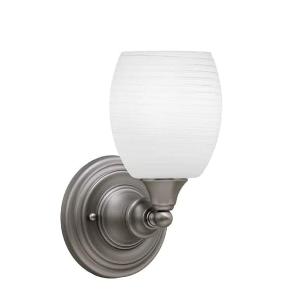 Unbranded Fulton 1-Light Brushed Nickel Wall Sconce