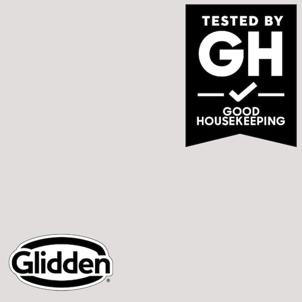 Glidden Premium 1 qt. PPG1014-3 Silver Screen Satin Interior Latex Paint