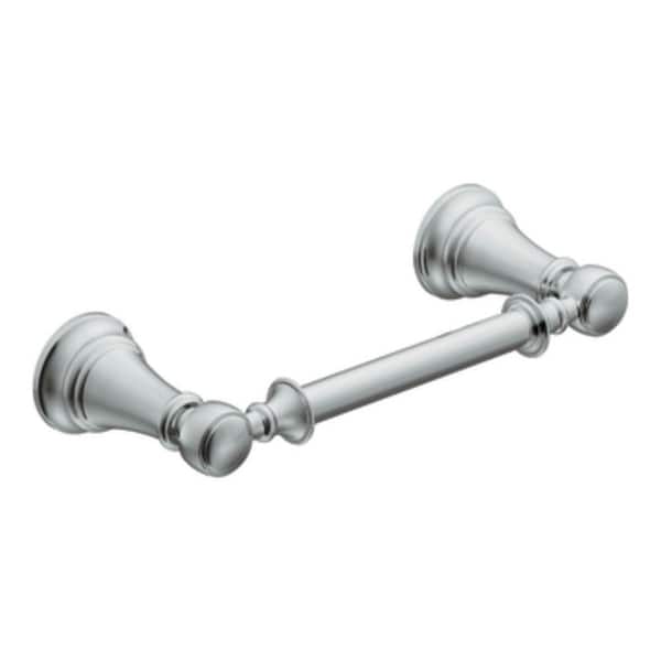 MOEN Weymouth Pivoting Double Post Toilet Paper Holder in Chrome