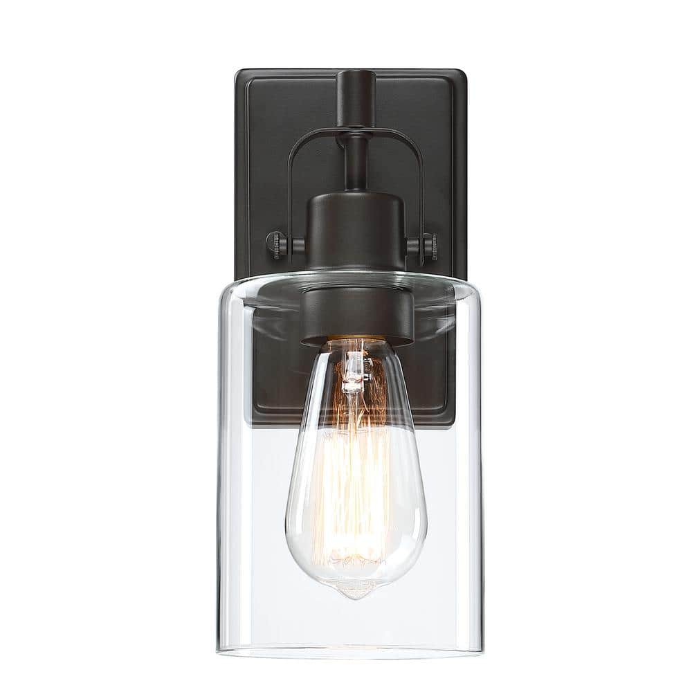4.7 in. 1-Light Bronze Vanity Light price history on PriceWatchPro
