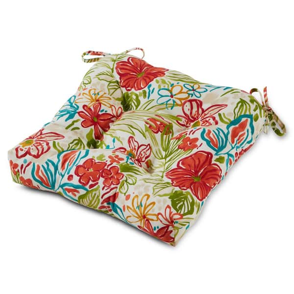 Greendale Home Fashions Breeze Fl, Outdoor Seat Cushions Home Depot