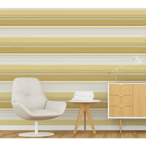 Energy Yellow Striped Peelable Roll (Covers 56.4 sq. ft.)