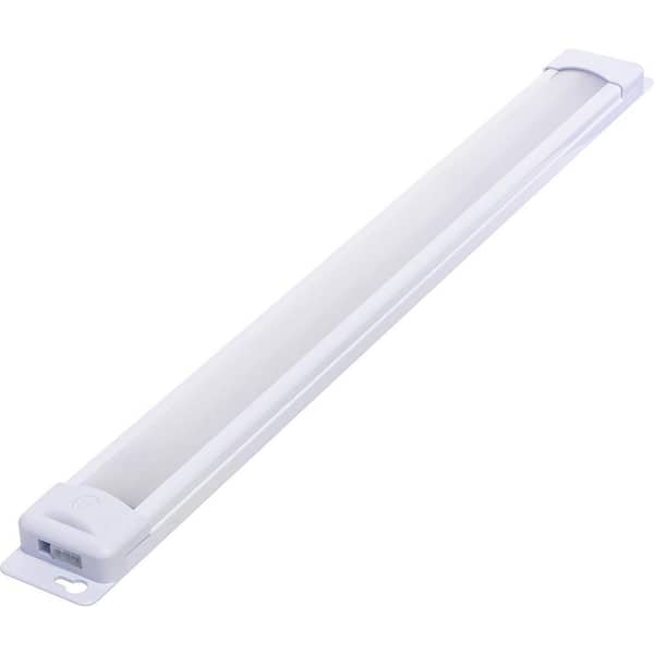 Enbrighten Pro Plug-In 24 in. LED White Under Cabinet Light, Linkable