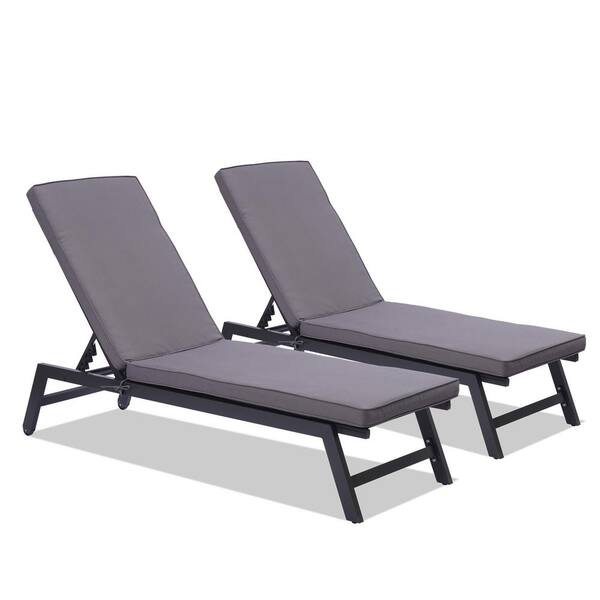 32 クッション 22.05 in. x 31.5 in. Outdoor 2-Piece Lounge Chair