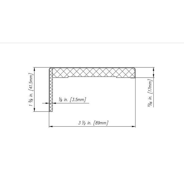 Belldinni 11/16 in. D x 3-1/2 in. W x 85-1/2 in. L MDF Interior Set of Casings for Single Swing Door Bianco Noble (5-Piece Kit)