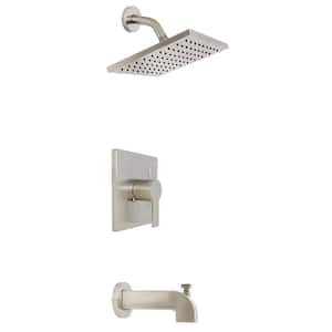 Westwind Single-Handle 1-Spray Tub and Shower Faucet in Brushed Nickel (Valve Included)