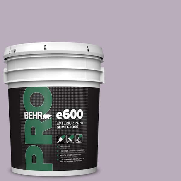 BEHR PRO 5 gal. #HDC-SP14-12 Exclusive Violet Semi-Gloss Exterior Paint