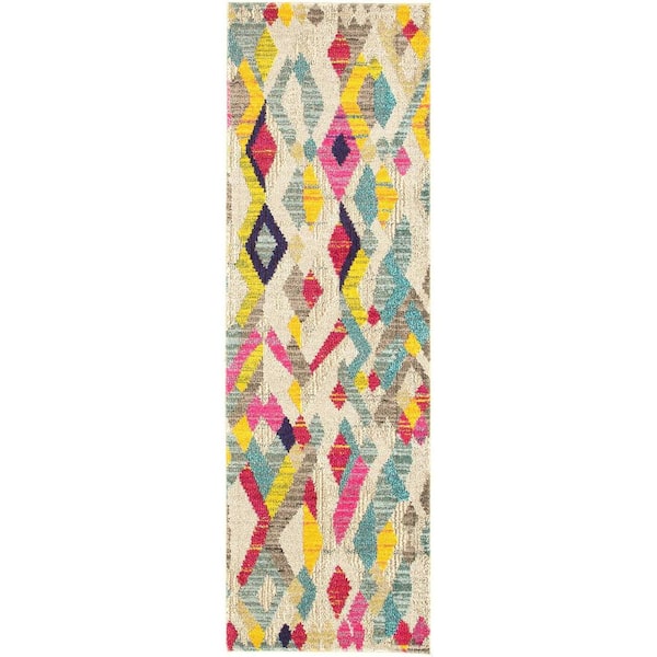 Sedona Acadia Multi 2' 2 x 6' 7 Runner Rug