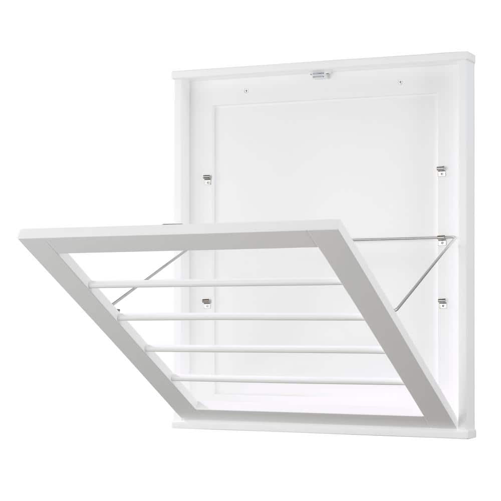 Small Space Wall Mounted Drying Rack White - Brightroom™