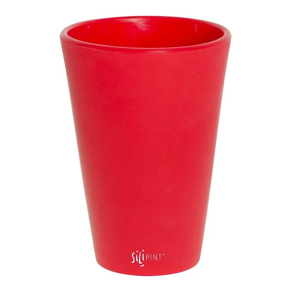 Silipint 16 oz. Silicone Pint Cup in Red