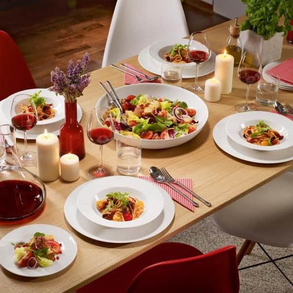 Villeroy & Boch For Me White Oval Platter 1041532940 - The Home Depot