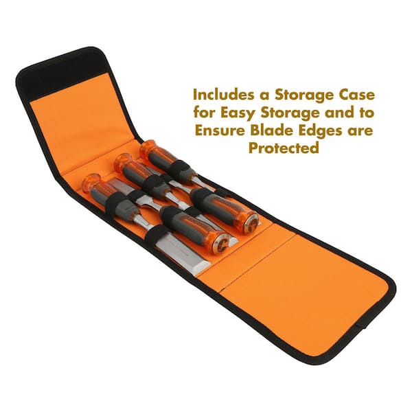 Buck Bros. Pro ¼ in. ½ in. 3/4 in. 1 in. and 1-1/4 in. Full Tang