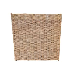 72 in. H Debarked willow hurdle panel Garden Fence