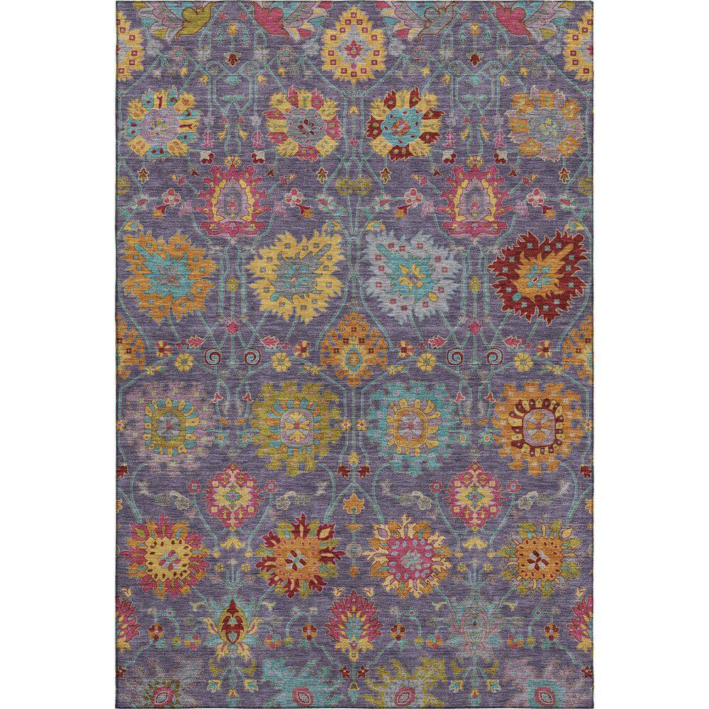 Mayfield Premium Machine Washable Abstract AMF2288 Purple 10 ft. x 14 ft. Area Rug price history on PriceWatchPro