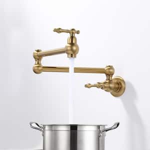 Wall Mounted Pot Filler Only For Cold in Gold