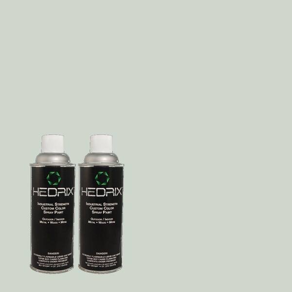 Hedrix 11 oz. Match of 490E-3 Celtic Gray Semi-Gloss Custom Spray Paint (2-Pack)